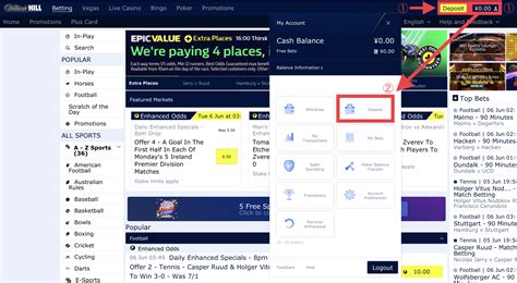 william hill debit card.